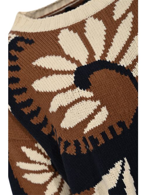 Maglia girocollo WKDCELEBRE in cotone fantasia WEEKEND MAX MARA | 2615361171600001